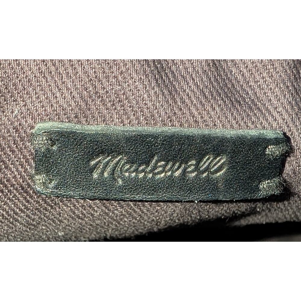 Madewell Small Transport Top Handle Crossbody Bag Black Leather Missing Strap - Picture 6 of 9